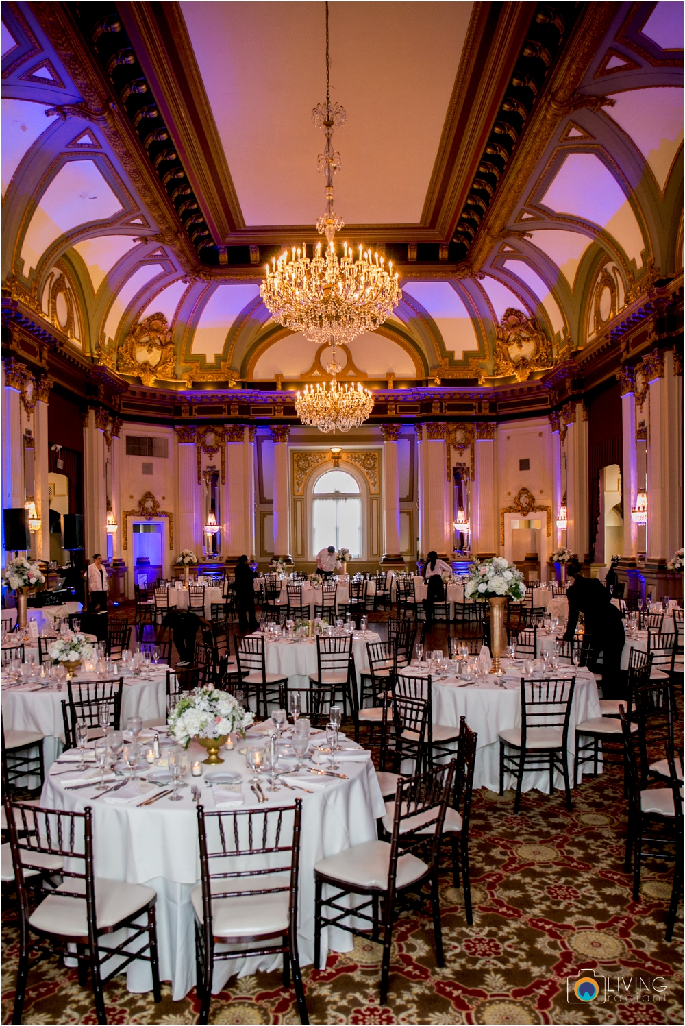 A Baltimore Elegant Ballroom Wedding at the Belvedere Hotel by Living Radiant Photography