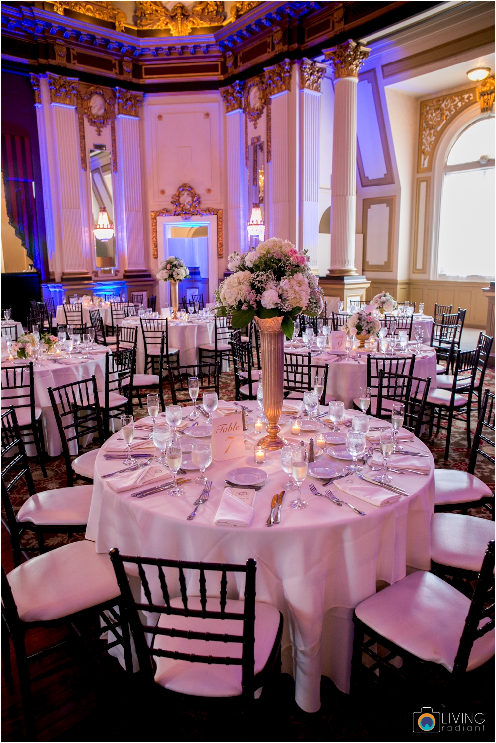 A Baltimore Elegant Ballroom Wedding at the Belvedere Hotel by Living Radiant Photography