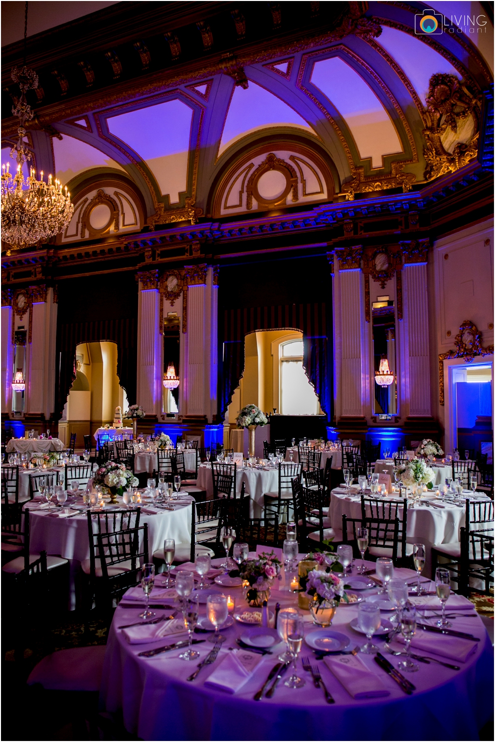 A Baltimore Elegant Ballroom Wedding at the Belvedere Hotel by Living Radiant Photography