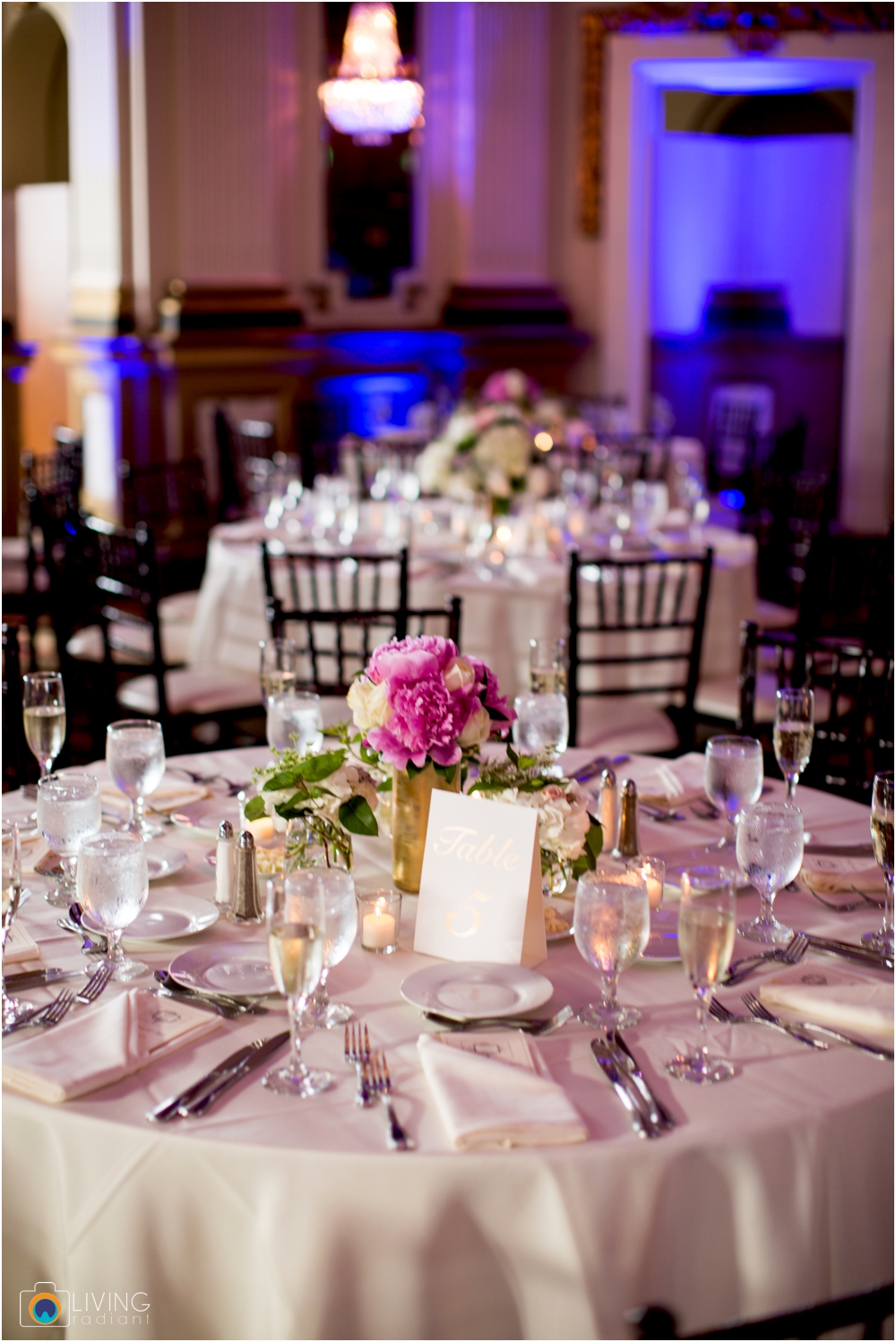 A Baltimore Elegant Ballroom Wedding at the Belvedere Hotel by Living Radiant Photography