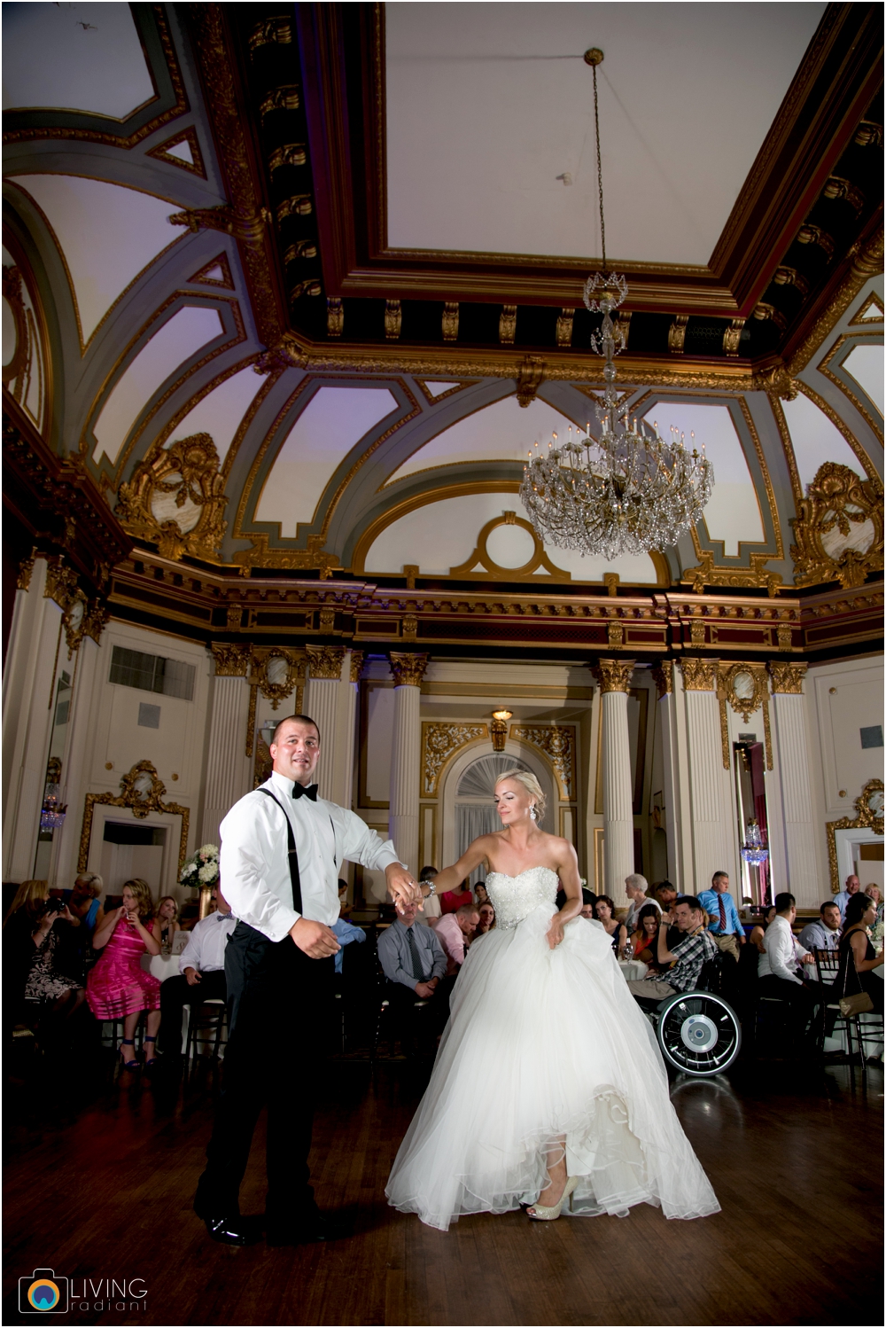 A Baltimore Elegant Ballroom Wedding at the Belvedere Hotel by Living Radiant Photography