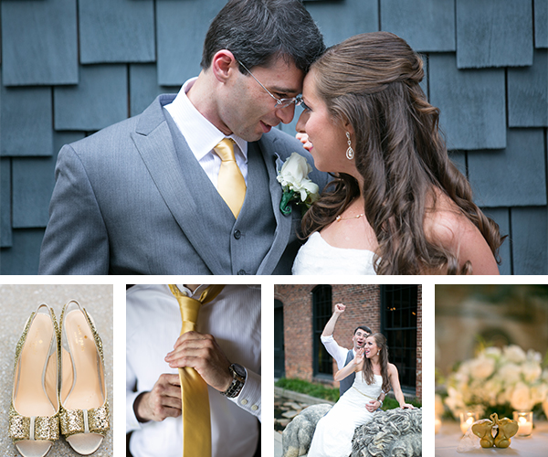 A Gold & White Inspired Mt Washington Mill Dye House Wedding | Living Radiant Photography