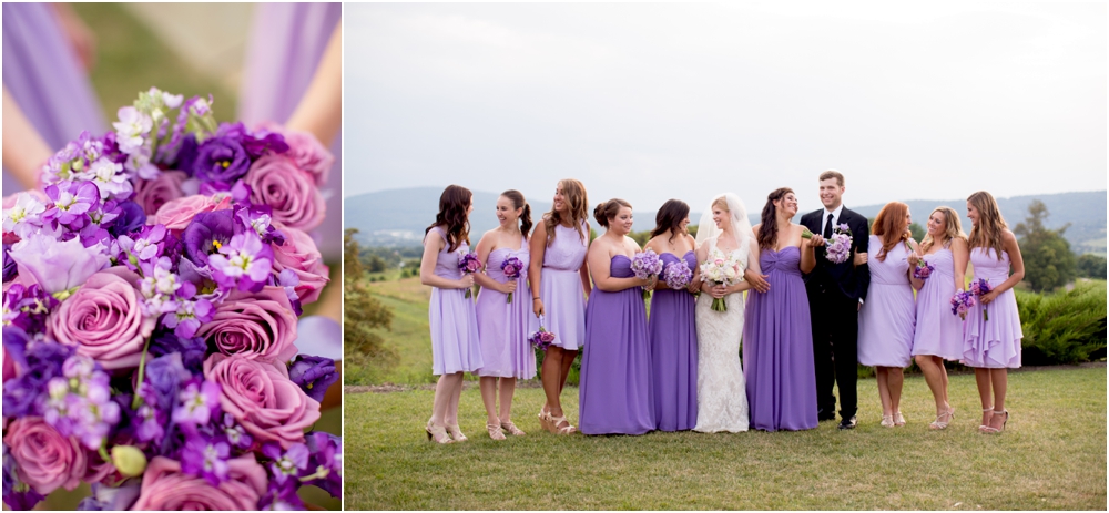 Musket Ridge Golf Course Wedding | Blush & Lavender Ombre Inspired Wedding | Country Club Wedding | Living Radiant Photography