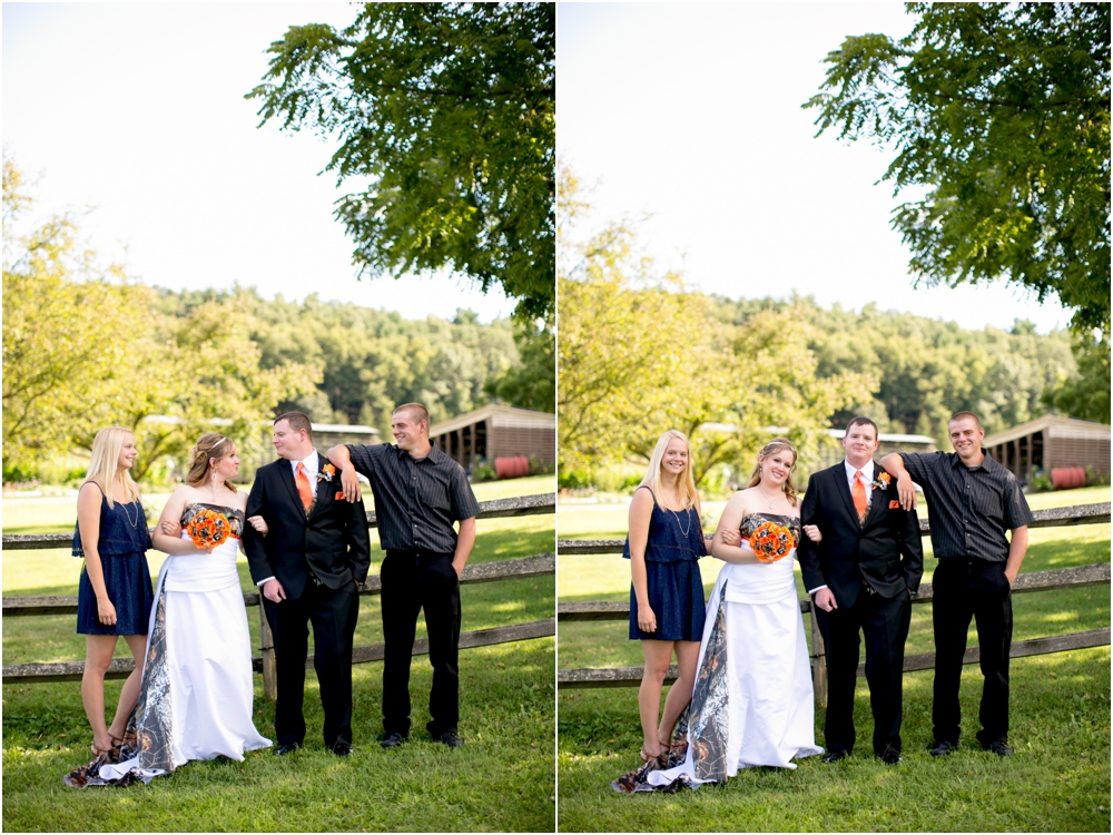 Gillbrook Farms Wedding | Camo Inspired Wedding | Barn Wedding | Living Radiant Photography