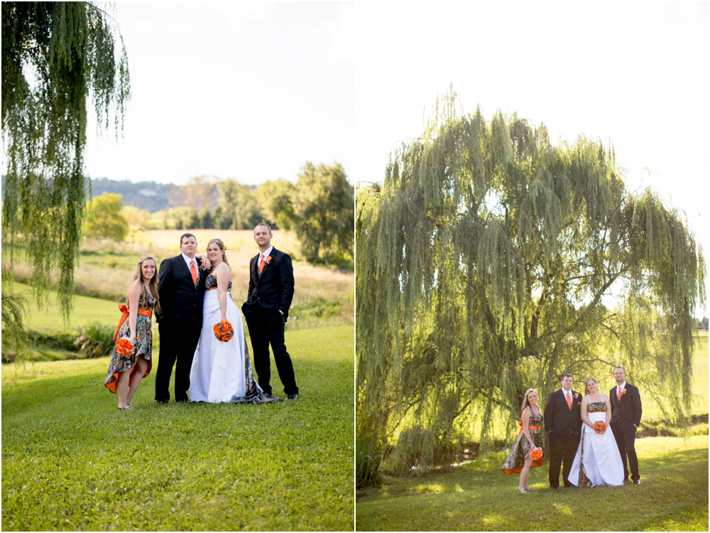 Gillbrook Farms Wedding | Camo Inspired Wedding | Barn Wedding | Living Radiant Photography