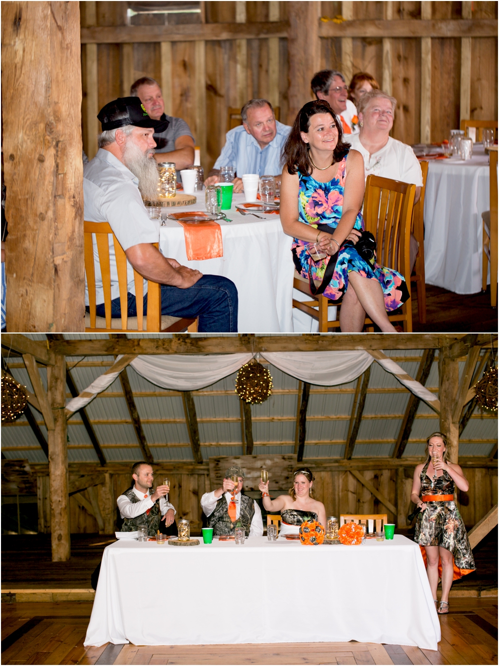Gillbrook Farms Wedding | Camo Inspired Wedding | Barn Wedding | Living Radiant Photography