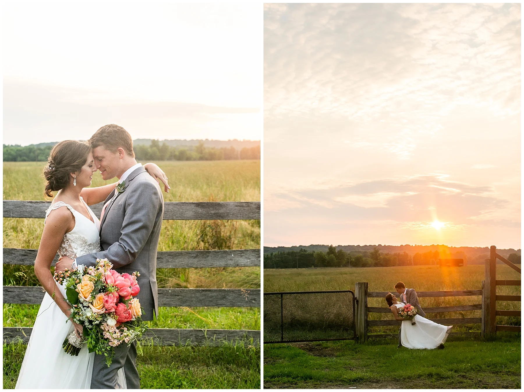 Bohemia River Overlook Wedding | Baltimore Best Wedding Photographers | Baltimore Weddings | Pink Bridesmaids Dresses | Peony Bouquet | Living Radiant Photography