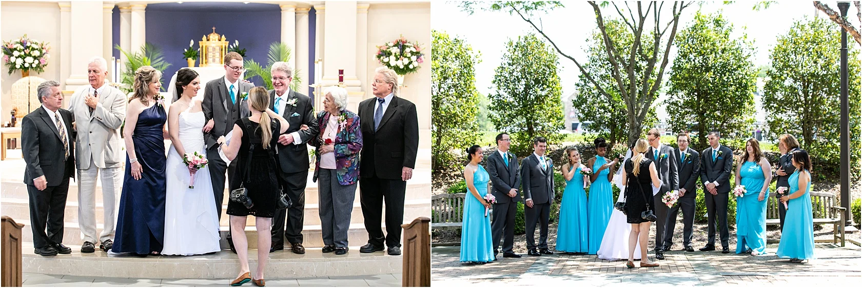 Me doing my thing with family photos and wedding party.