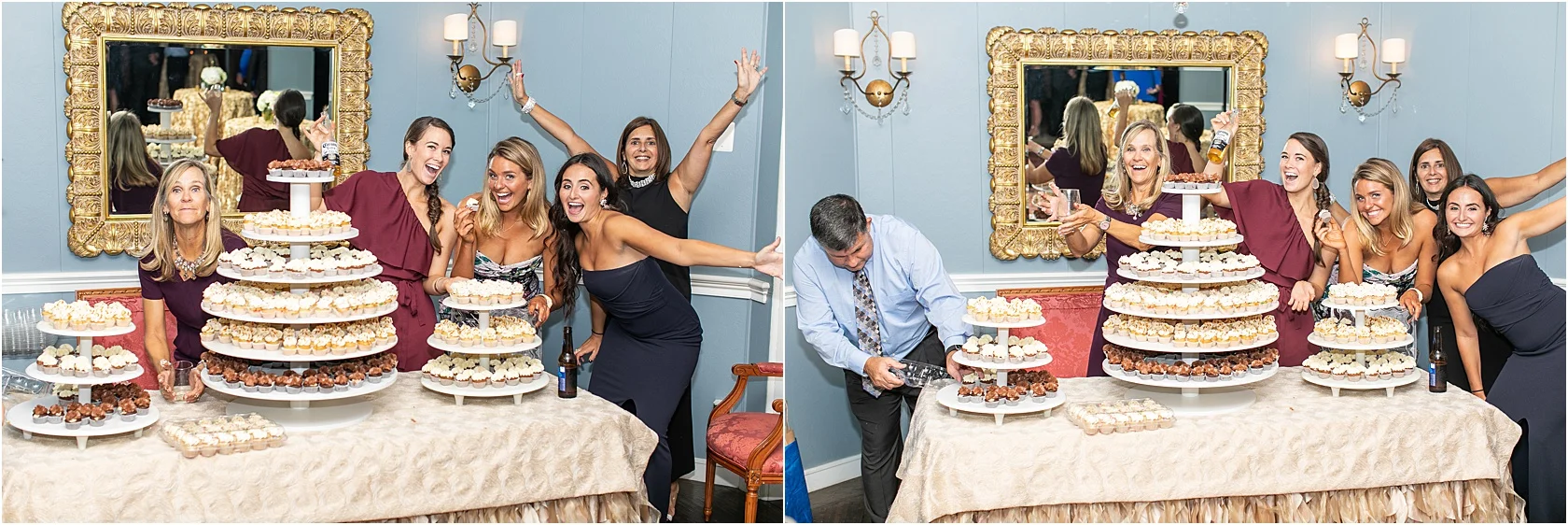 Love this. The baking team was a family attending the wedding and we told them they were a real vendor… they cheered!