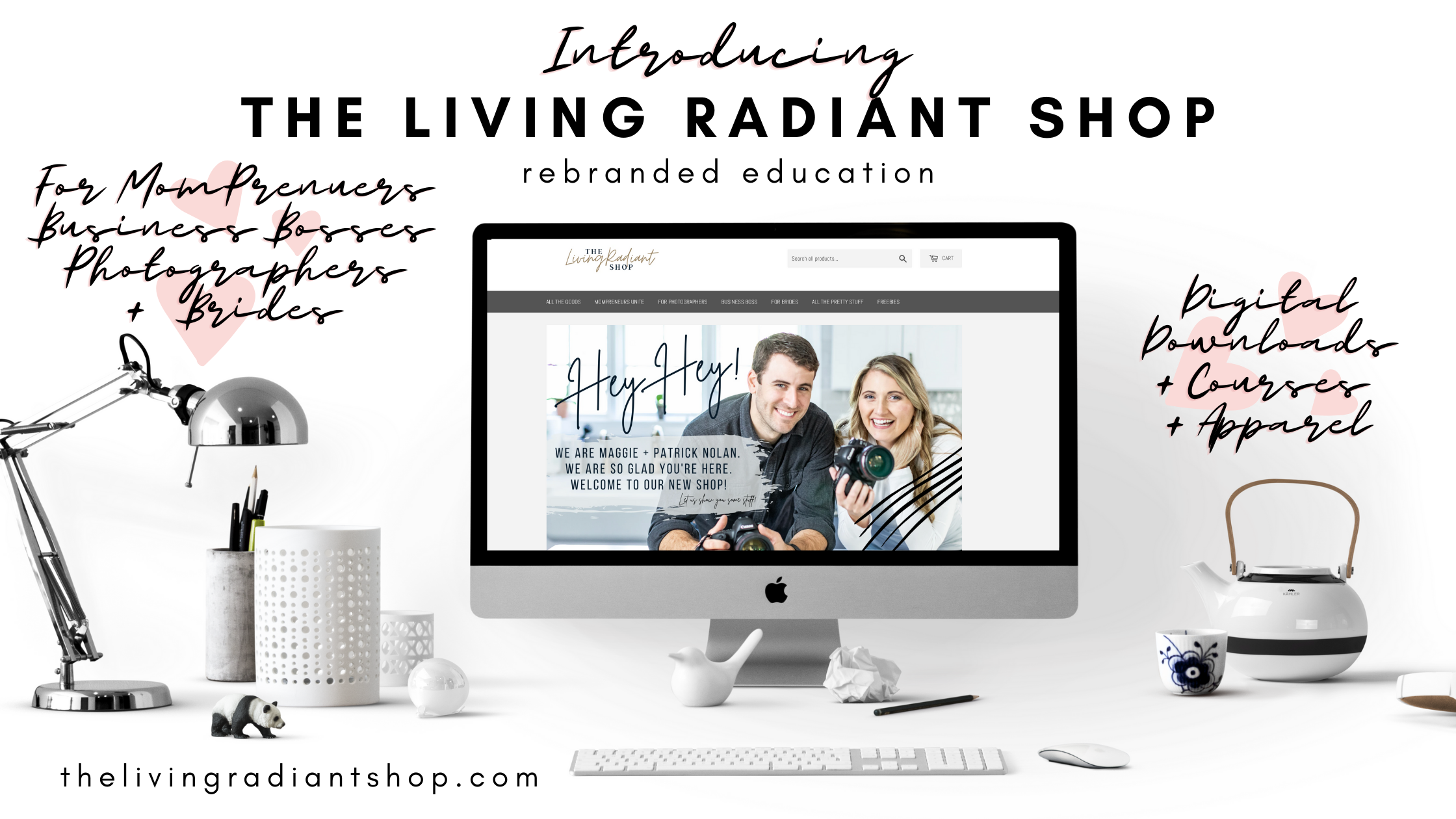 The Living Radiant Shop Main Banner
