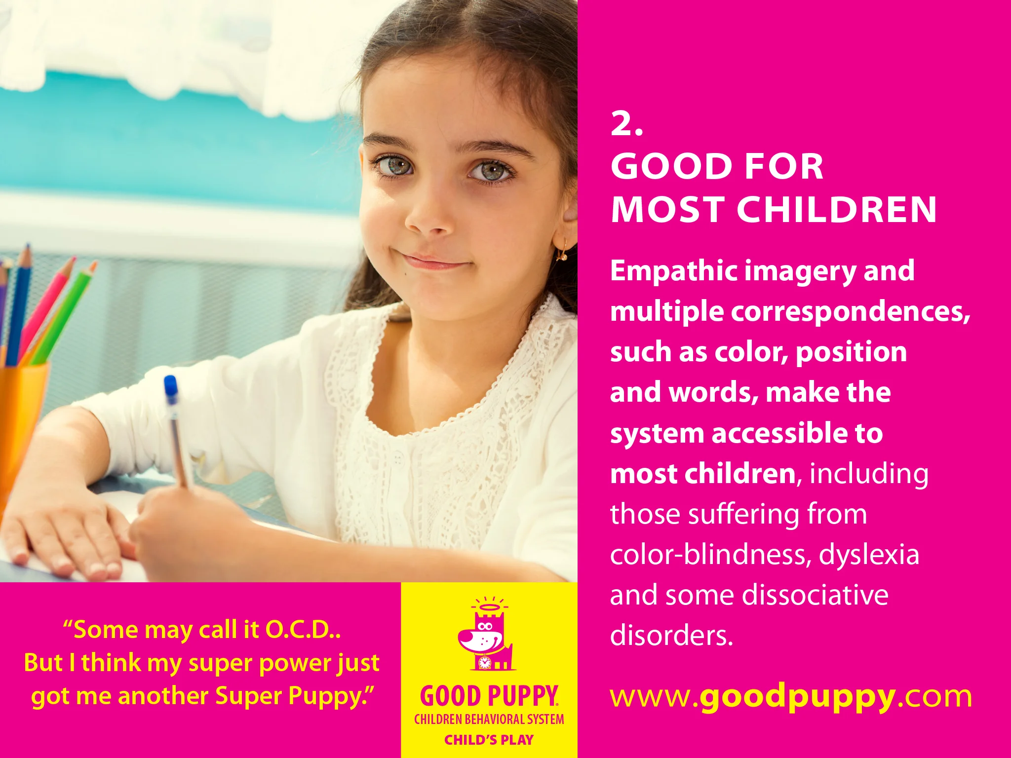 Good Puppy Children Behavioral System . HOME, SCHOOL & THERAPY