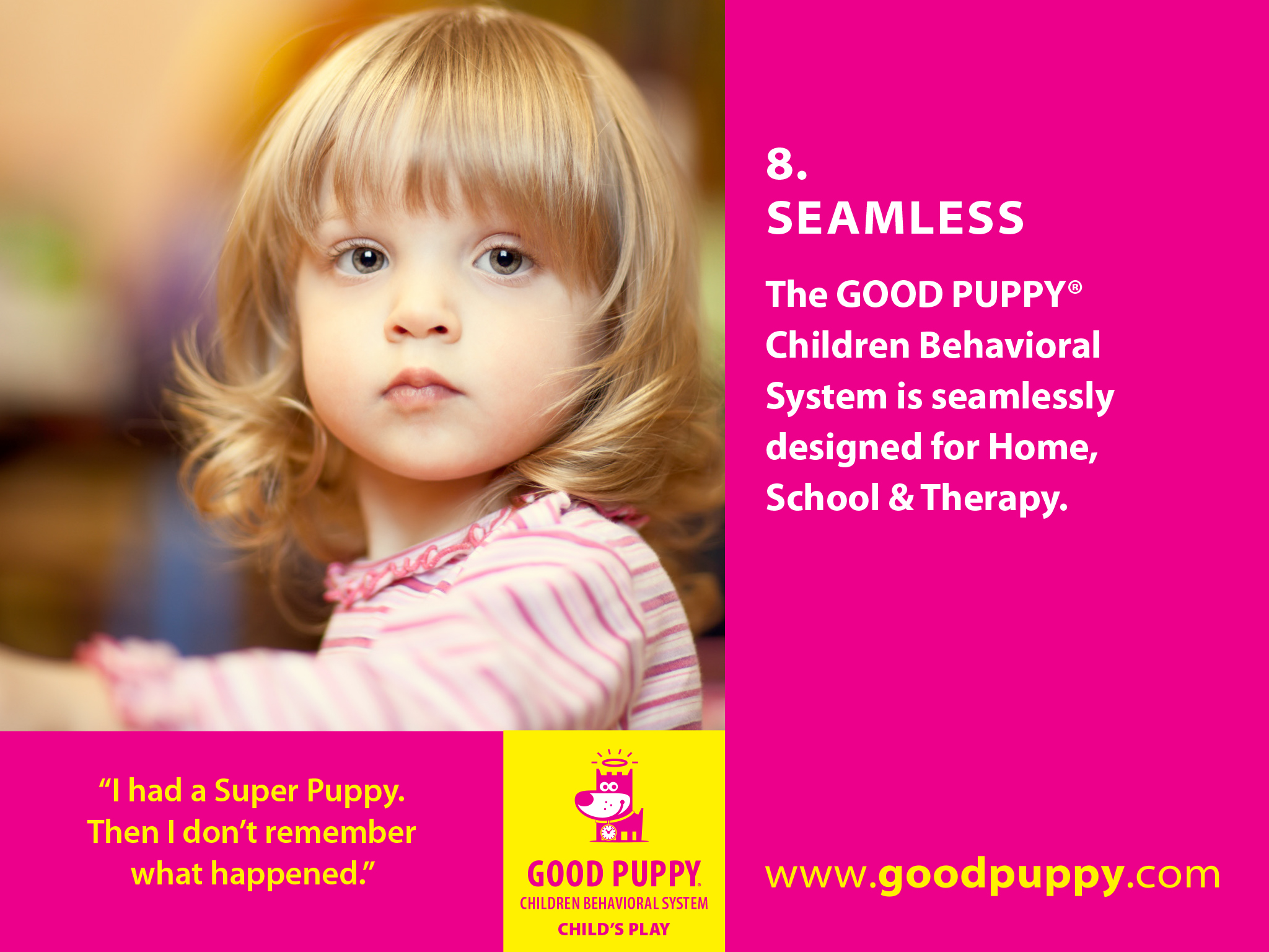 Good Puppy Children Behavioral System . HOME, SCHOOL & THERAPY