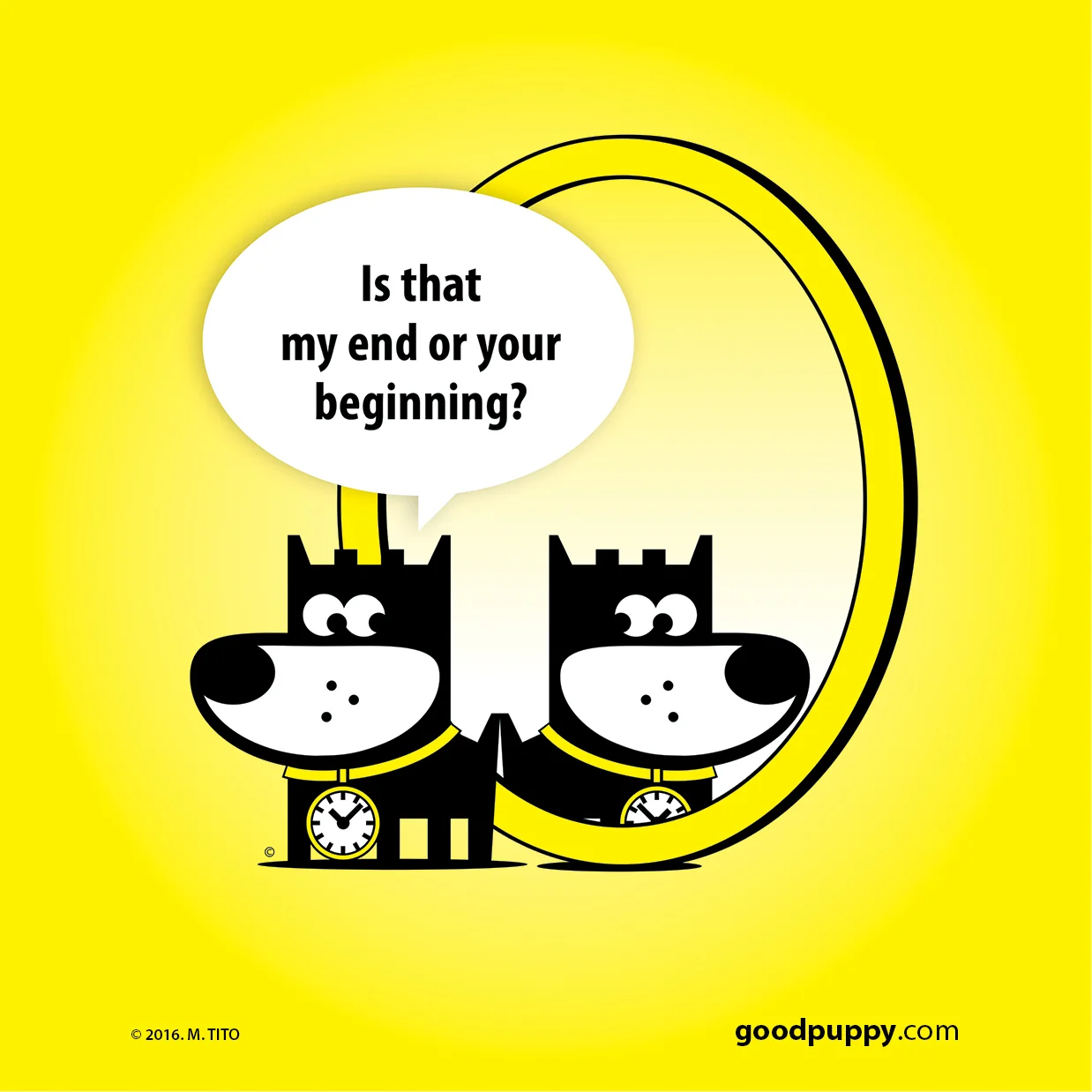 THE END: A NEW  BEGINNING