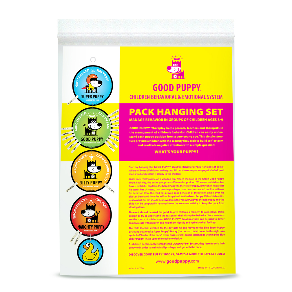 GOOD PUPPY Child Behavior Pack Hanging Set