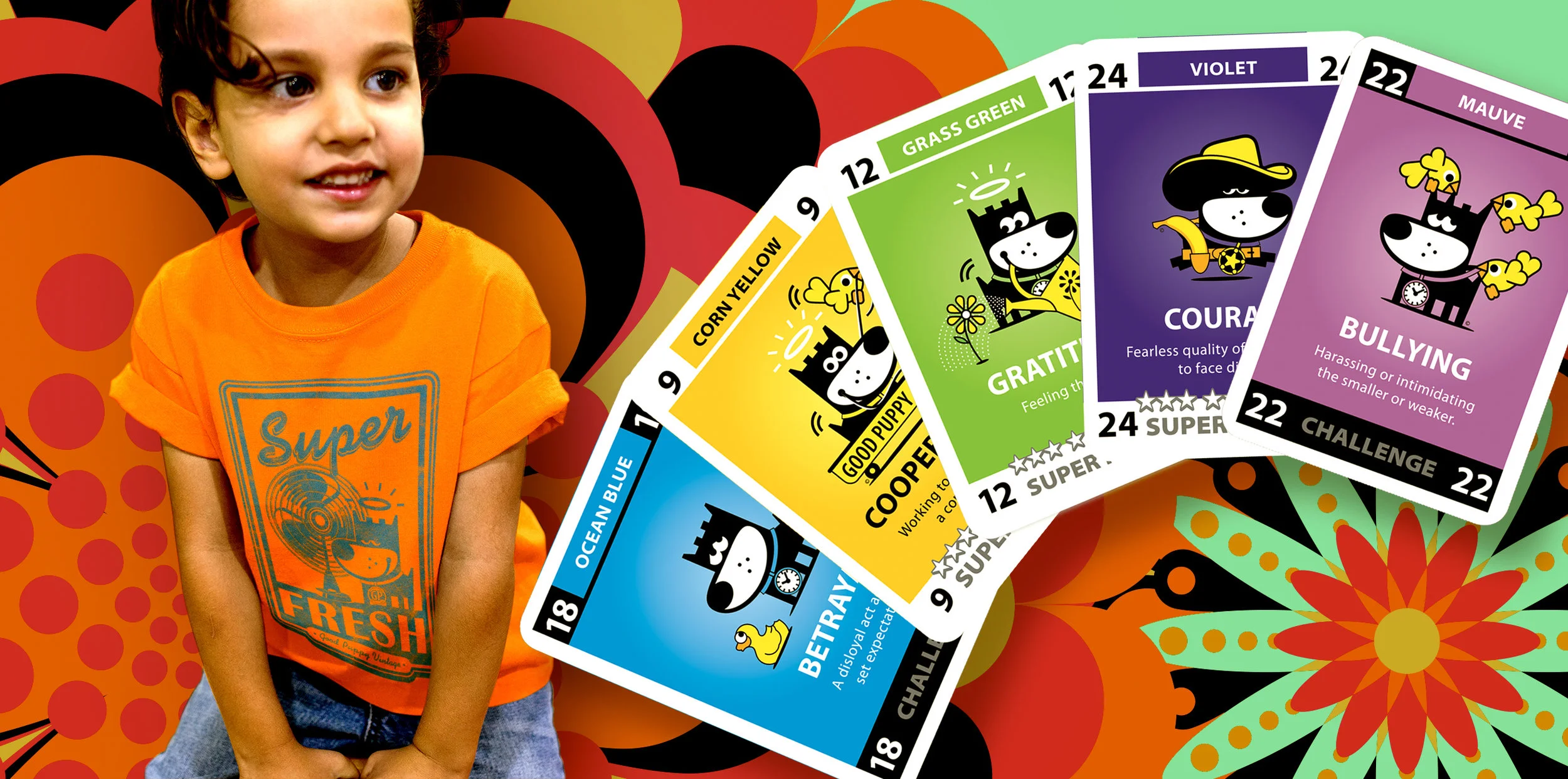 GOOD PUPPY Innerchi Super Powers Card Set