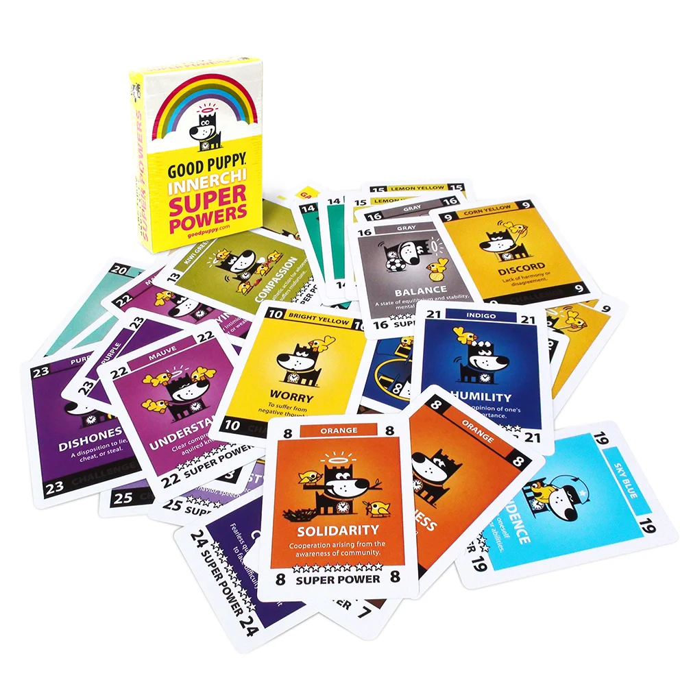 Child Cognitive Behavioral System Super Powers Card Deck