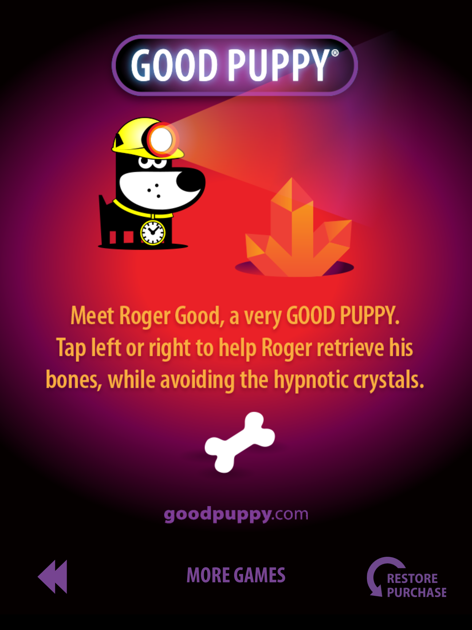 GOOD PUPPY DIG-Infinite Runner-Fast Retro Arcade Game