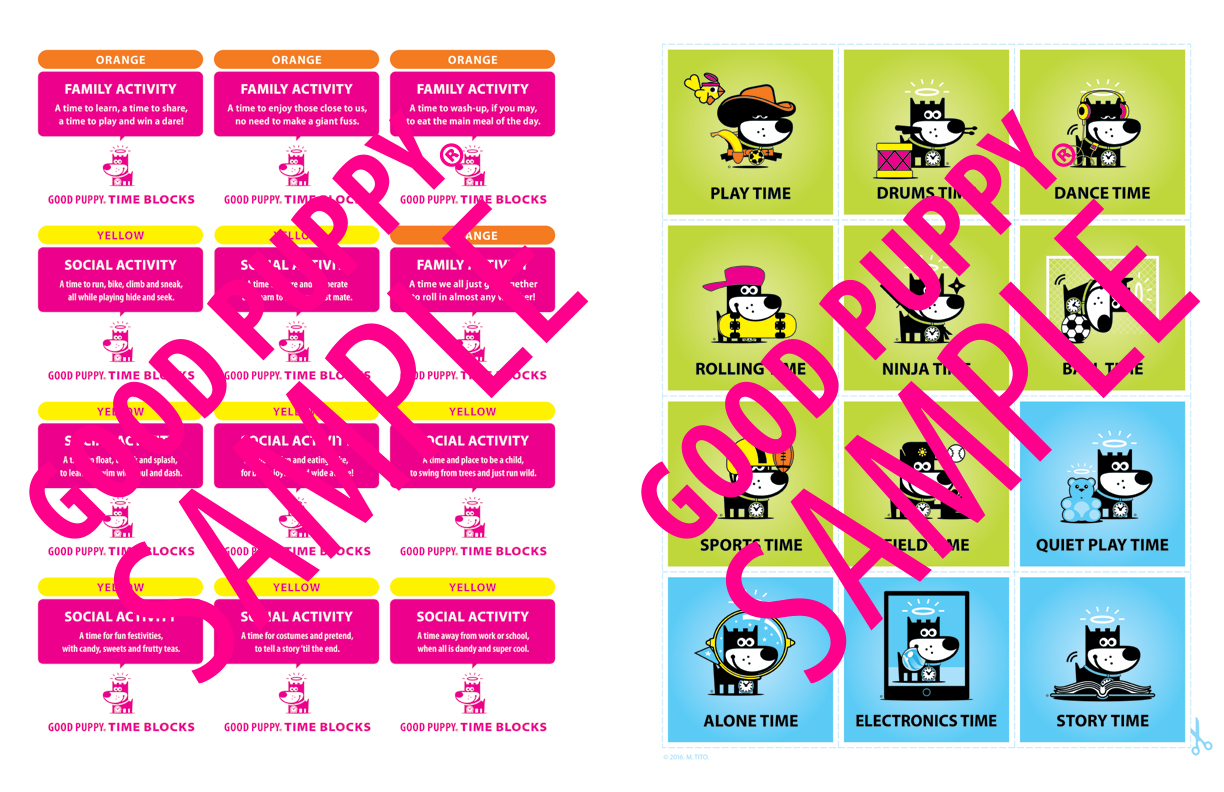 Time Blocks Child Communication Tools 