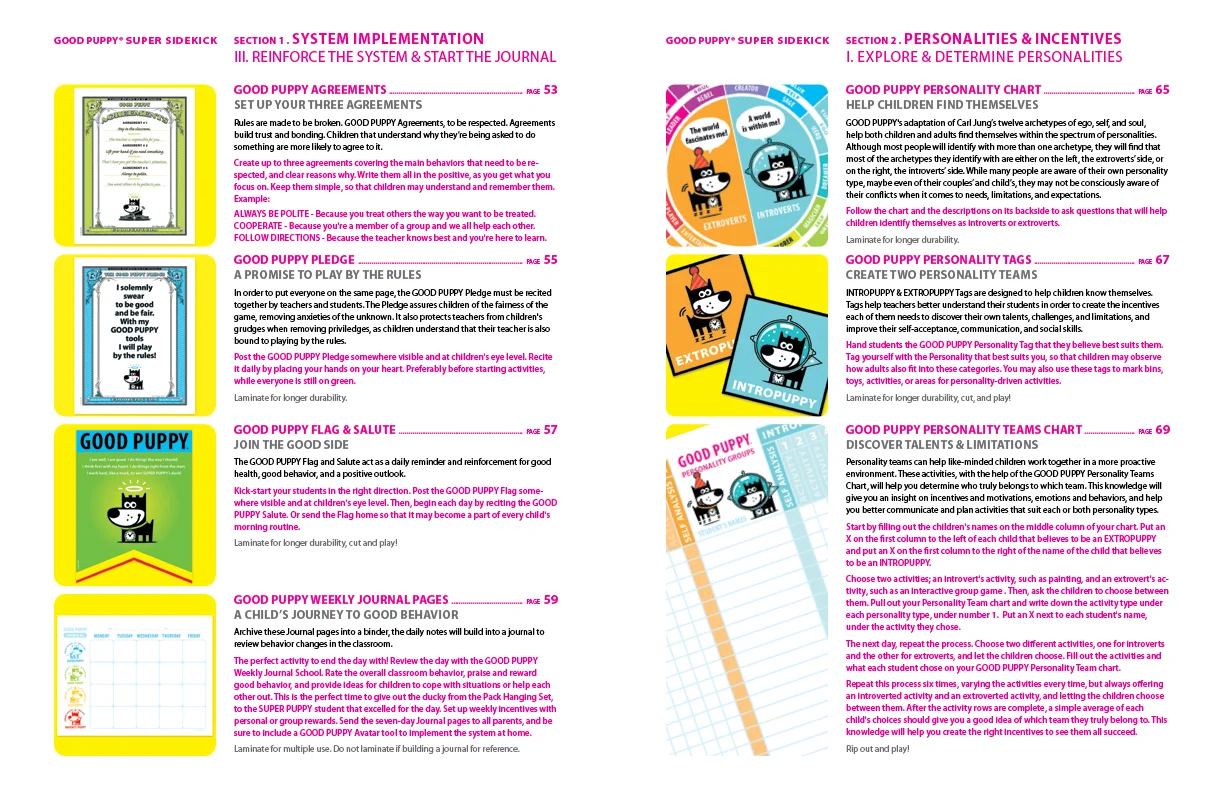Classroom Management Charts For Children Ages 3 To 9
