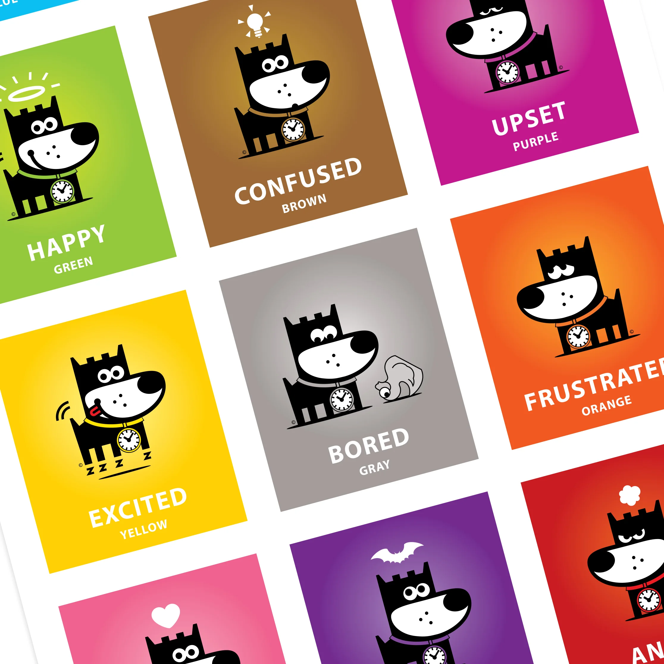 Child Behavioral Emotions Wall Chart