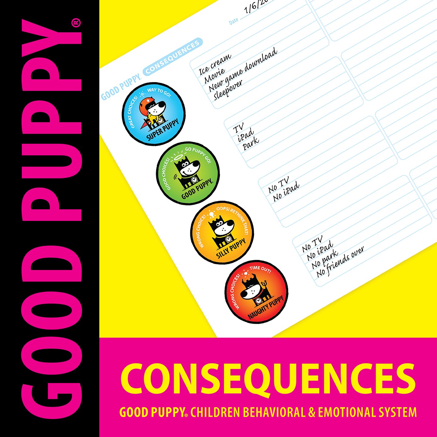 Good Puppy . Consequences Pages . Printable PDF