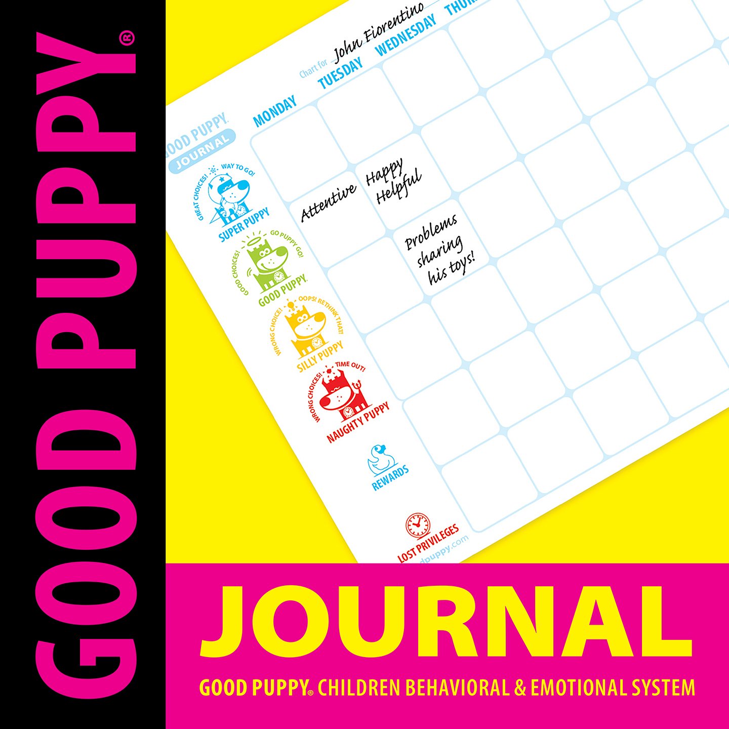 Good Puppy . Weekly Journal Pages . Printable PDF