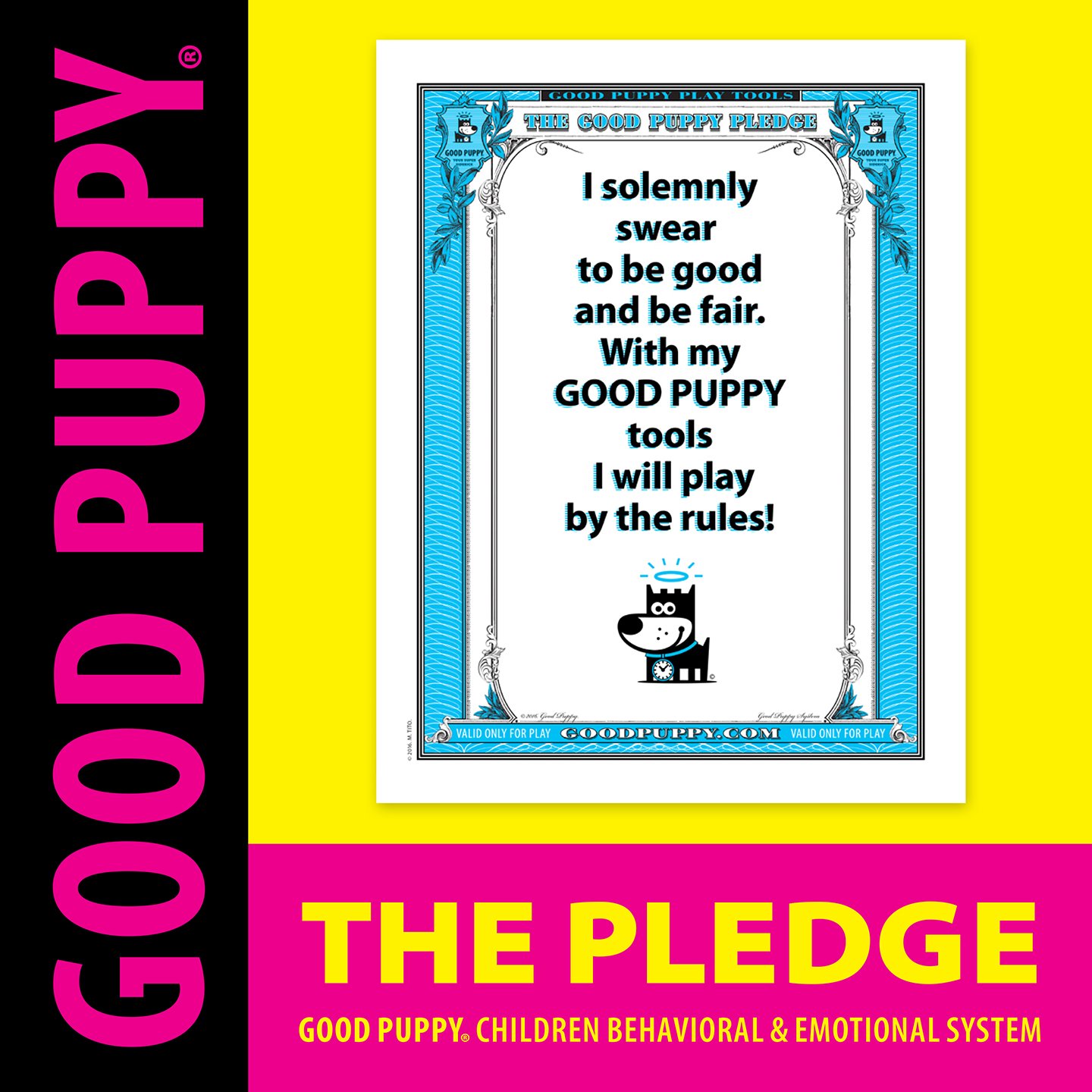Good Puppy . The Pledge . Printable PDF