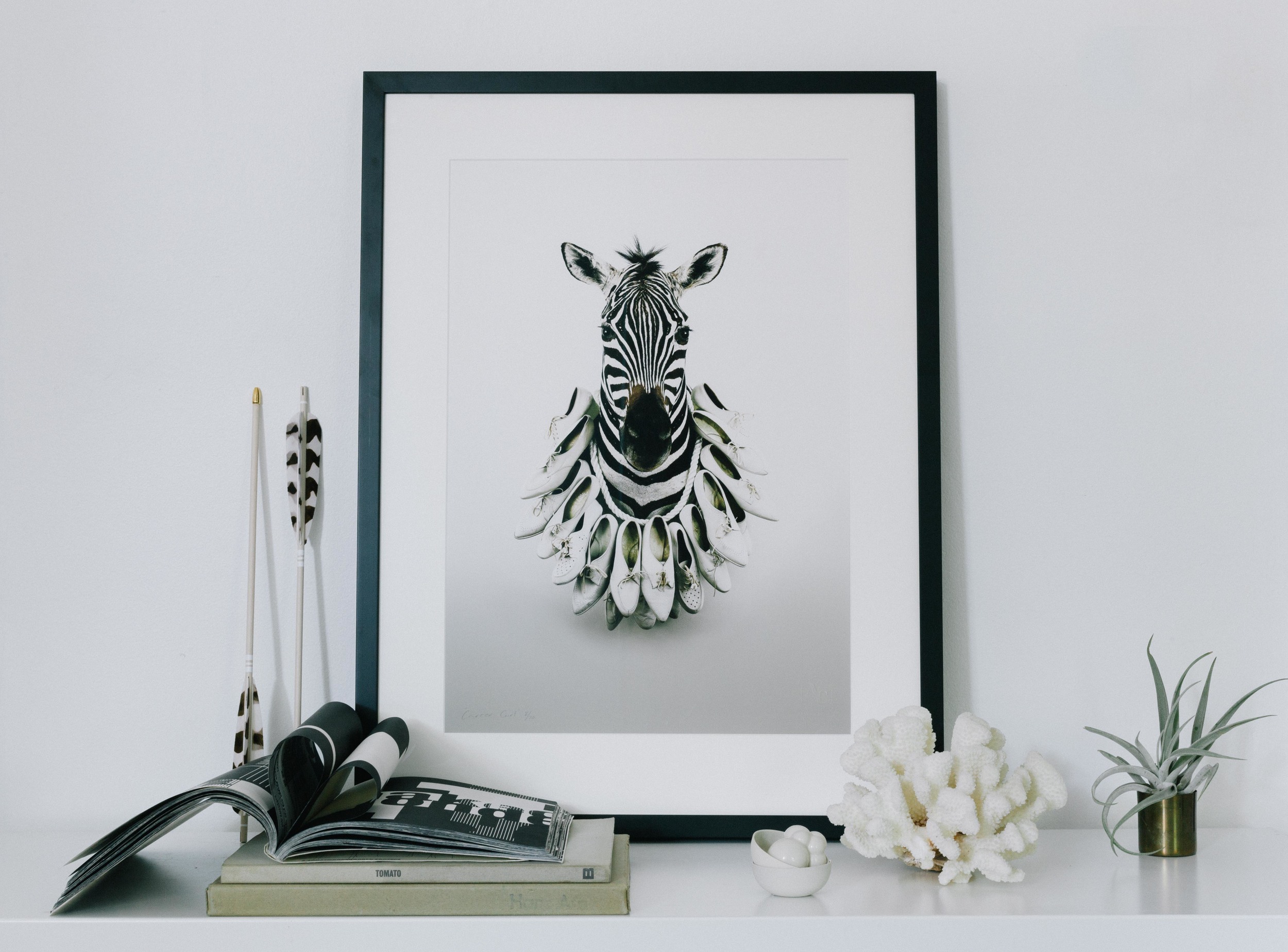 Framed ' Career Girl ' - Small, 14.5 x 20.5 inch OR 37 x 52 cm