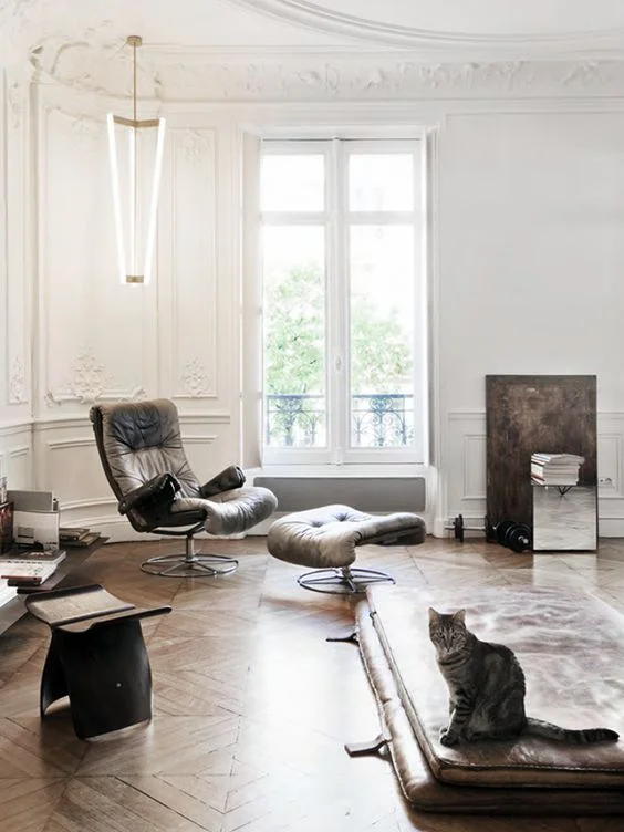 Just love how these gymnasium leather mats have been #REPURPOSED! #InteriorEnvironmentalist&nbsp;