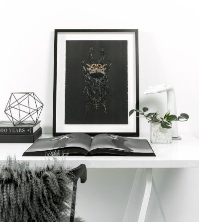 TAXONOMY, STAG BEETLE&nbsp;-&nbsp;14.5 x 19.5 Inch (35.5cm x 50cm)