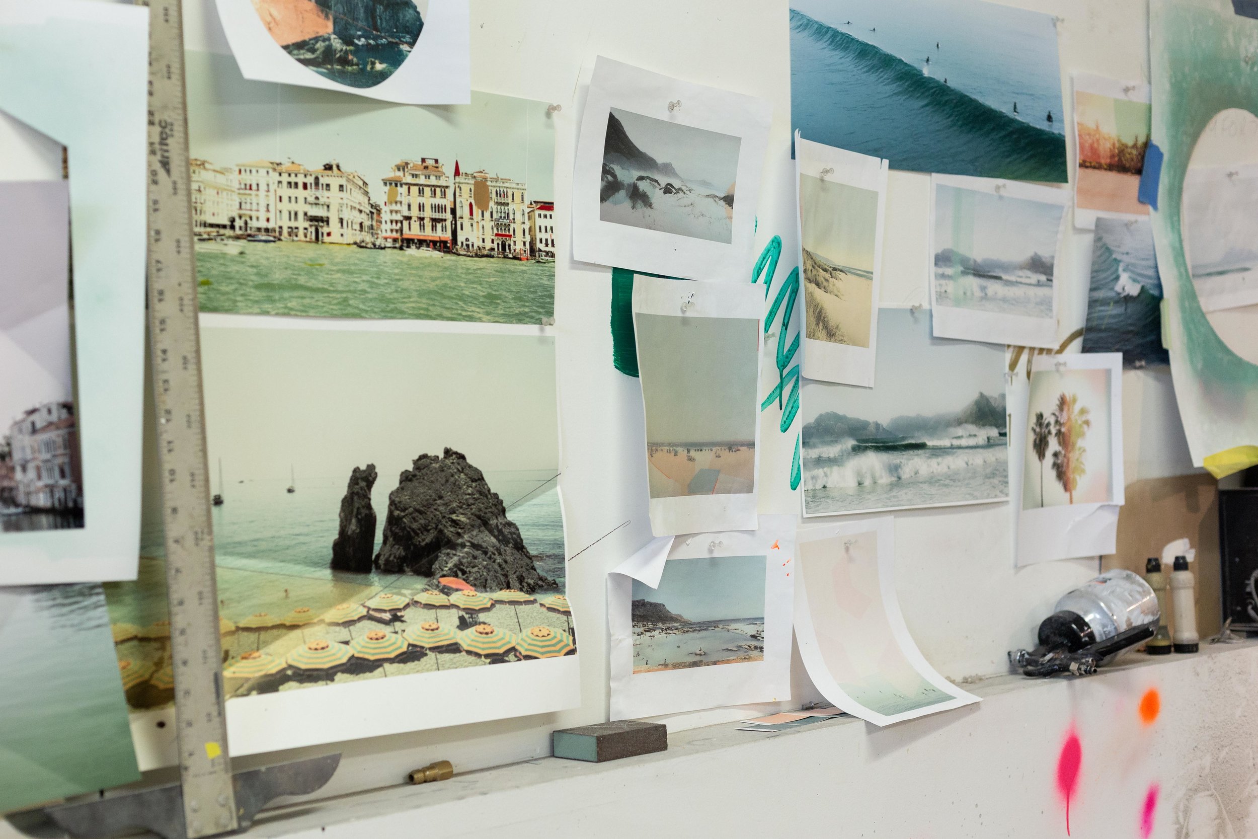 Behind the scenes, Christine Flynn’s studio, Toronto