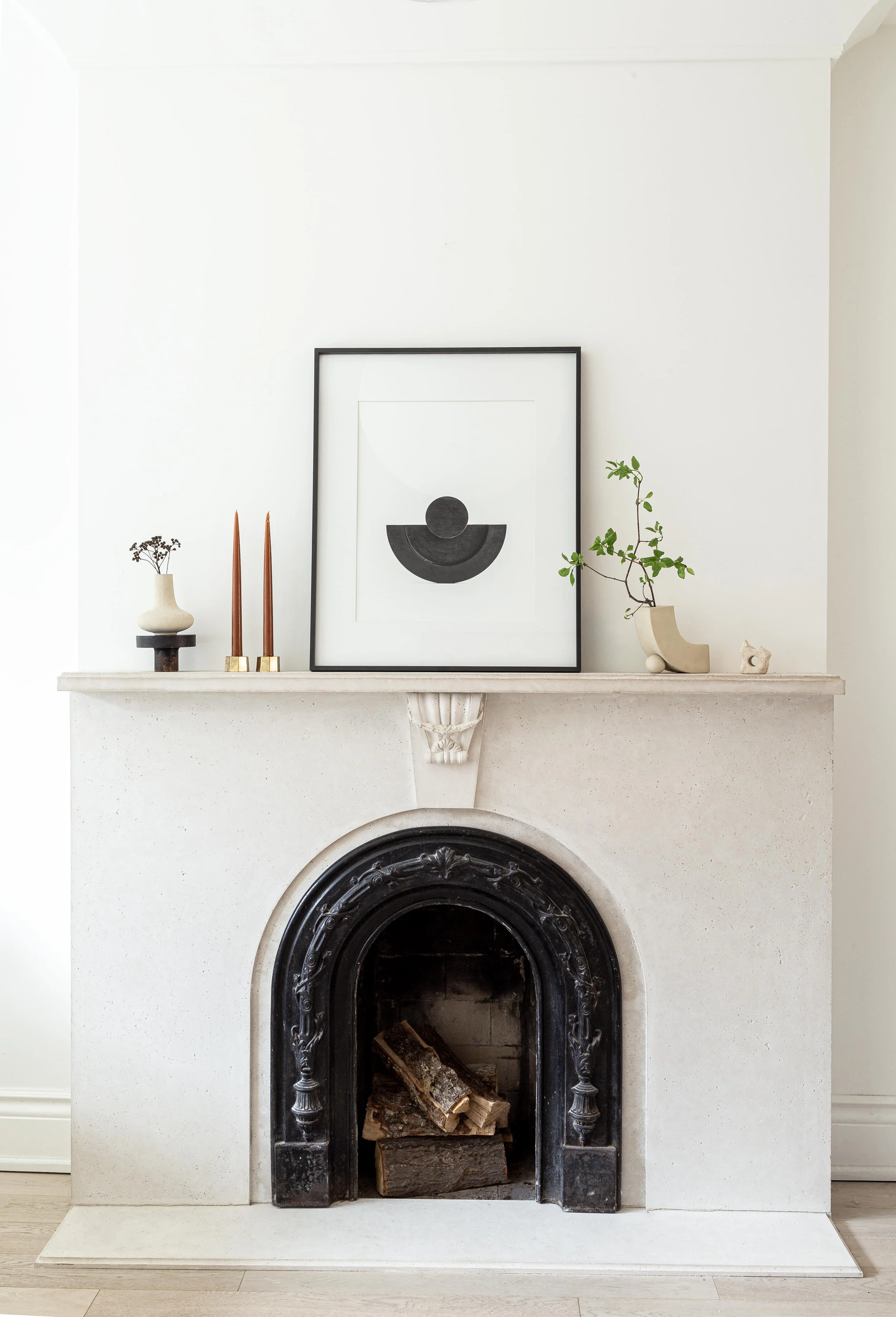 ASSEMBLE NO.1 - Size, Medium shown in CB2 Black Gallery frame
