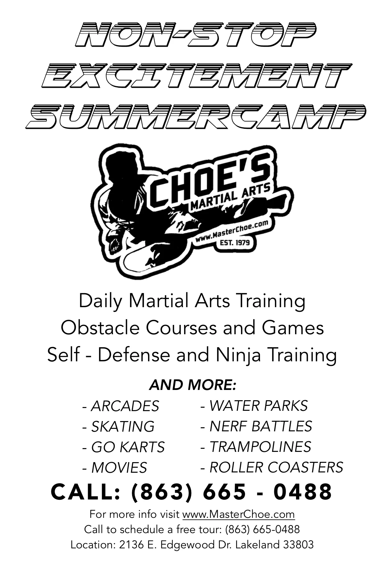 Summer Camp Lakeland FL Martial Arts Lakeland FL Taekwondo Karate