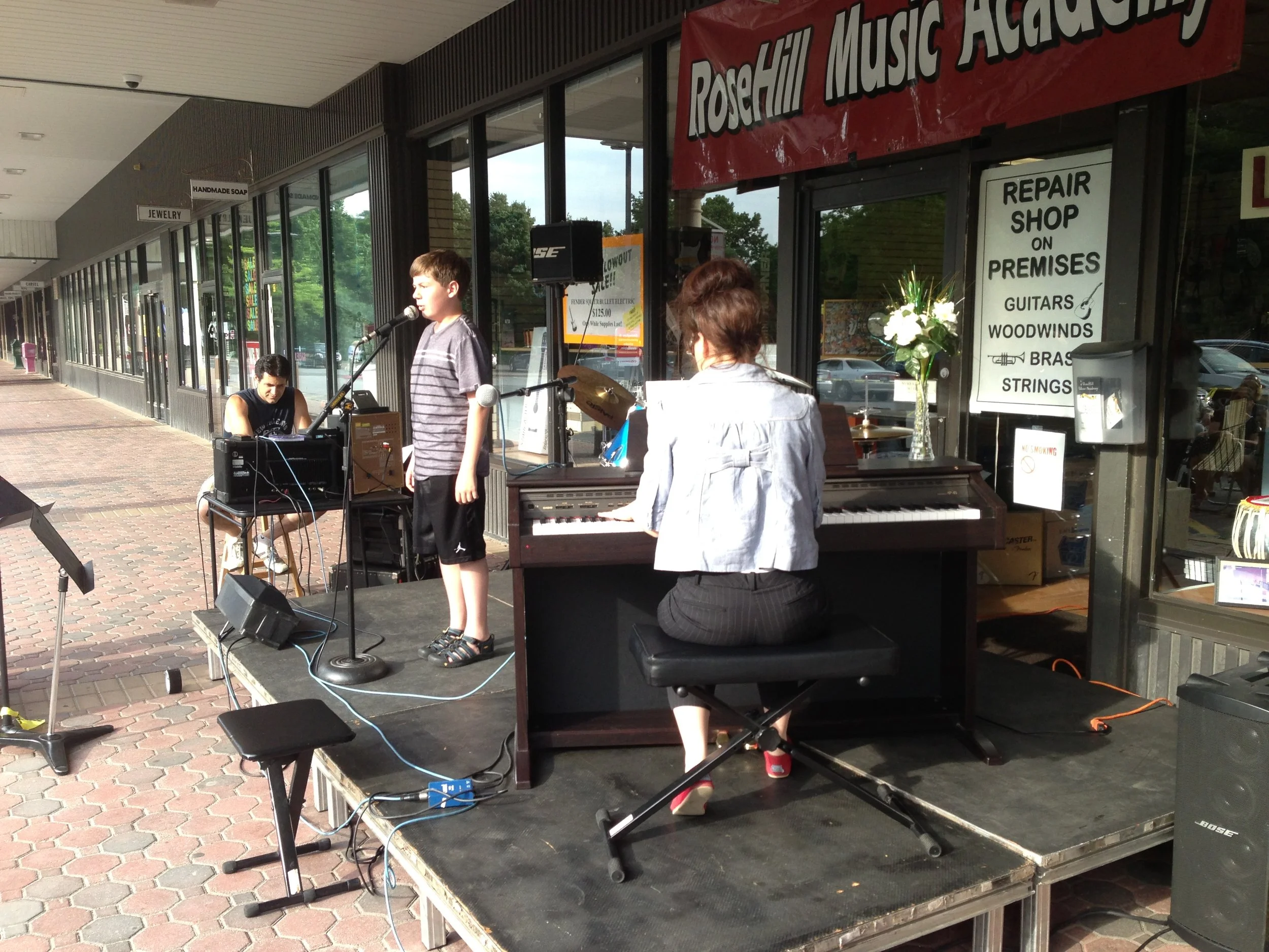 Rosehill Music Academy Recital, 2014 - Students learning confidence thru performance