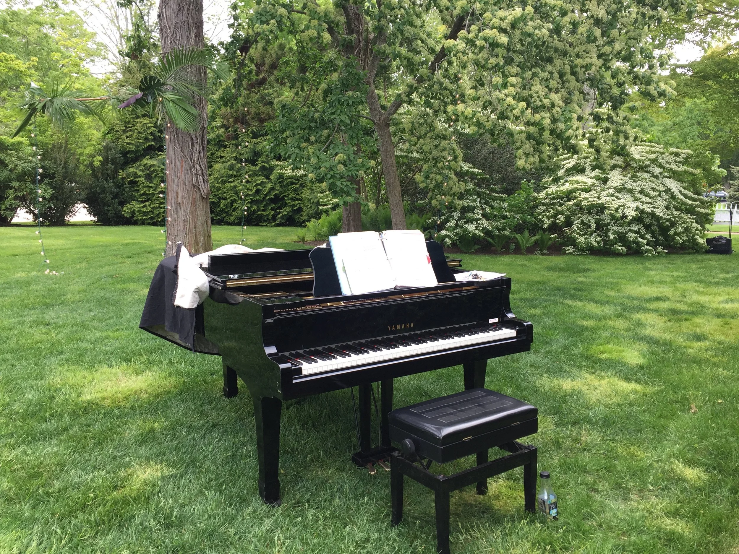 Piano from a Wedding on Long Island, NY, Summer 2017