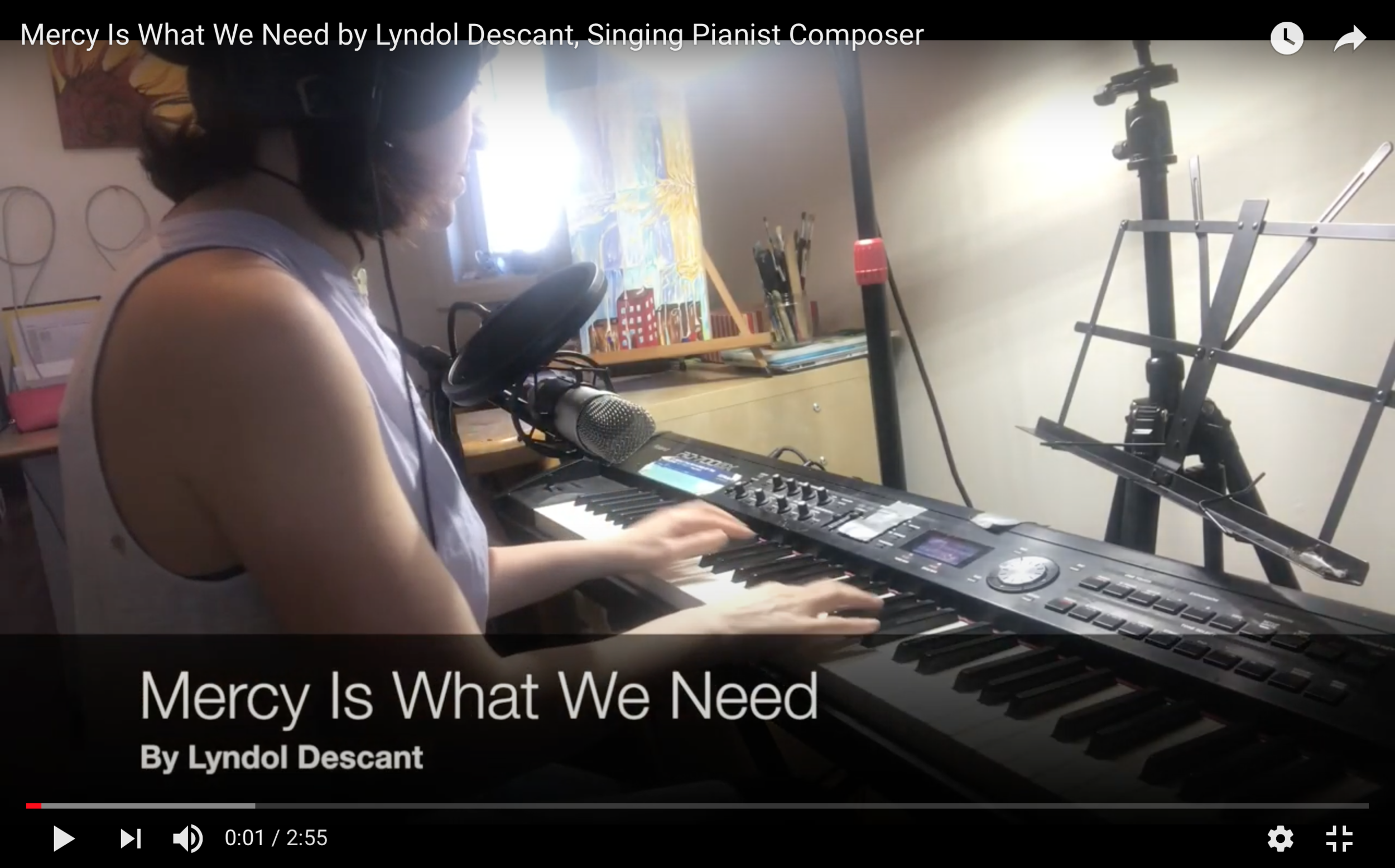 Mercy Is What We Need - Original by Lyndol Descant