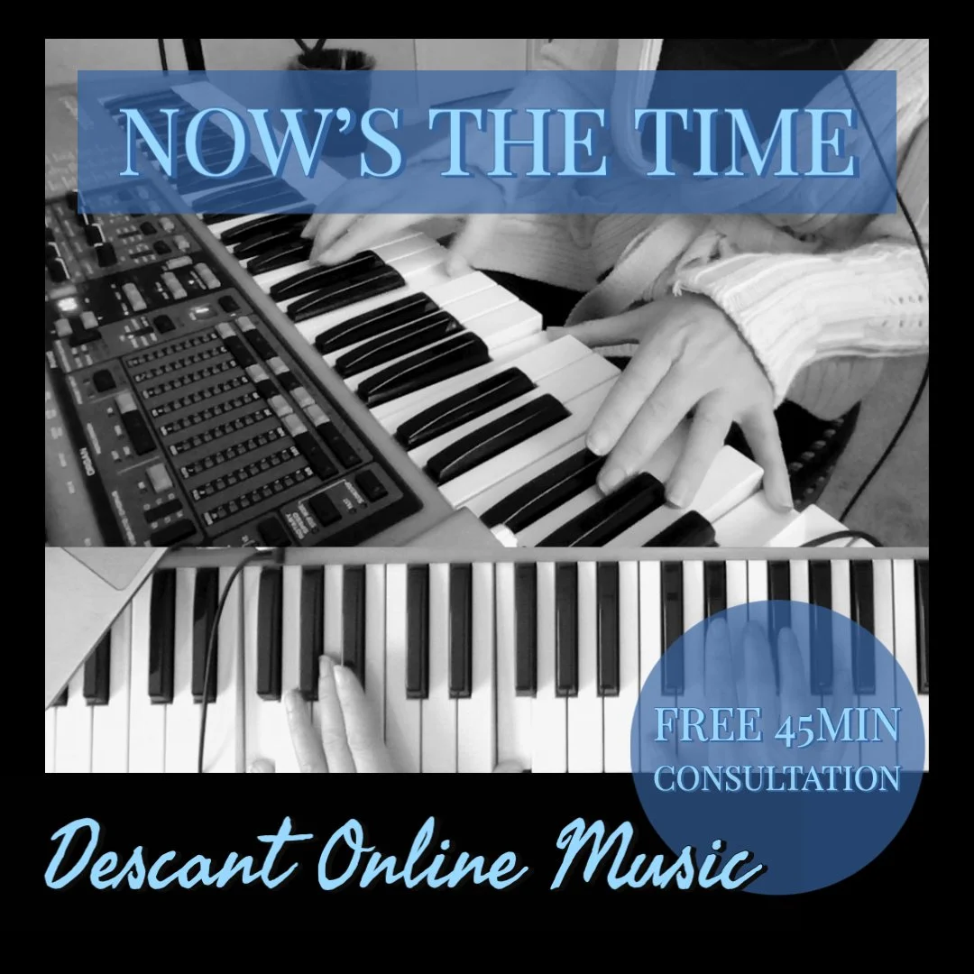 Accepting Online Students for Fall 2022 - Descant Online Music