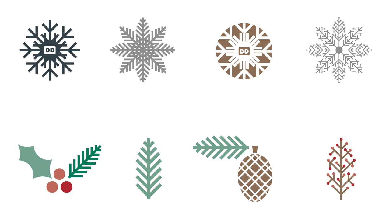 Dunkin Donuts: Holiday Icons
