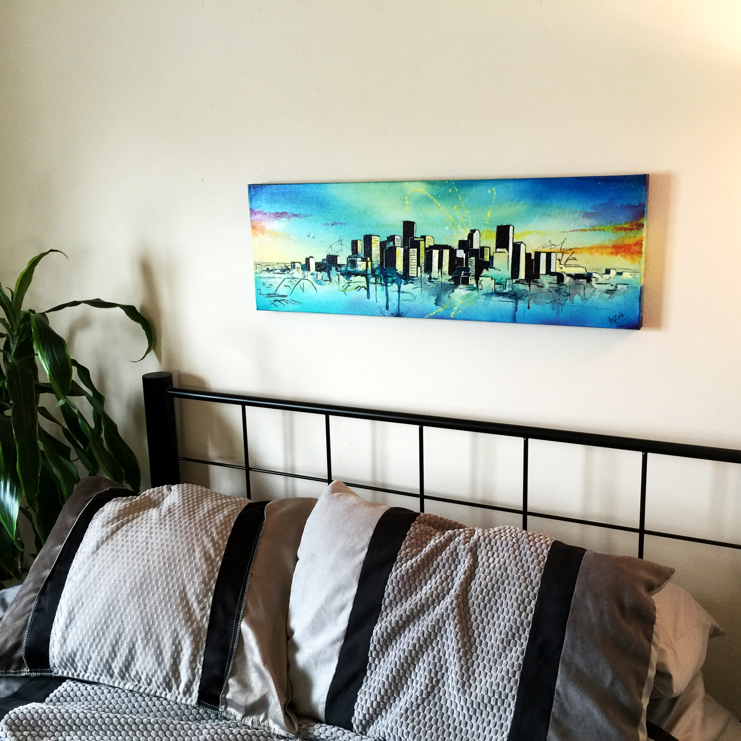 “Fifty-Two 80” Limited Edition Canvas Print (11 of 25) Epoxy Resin Coated 12x36” $410