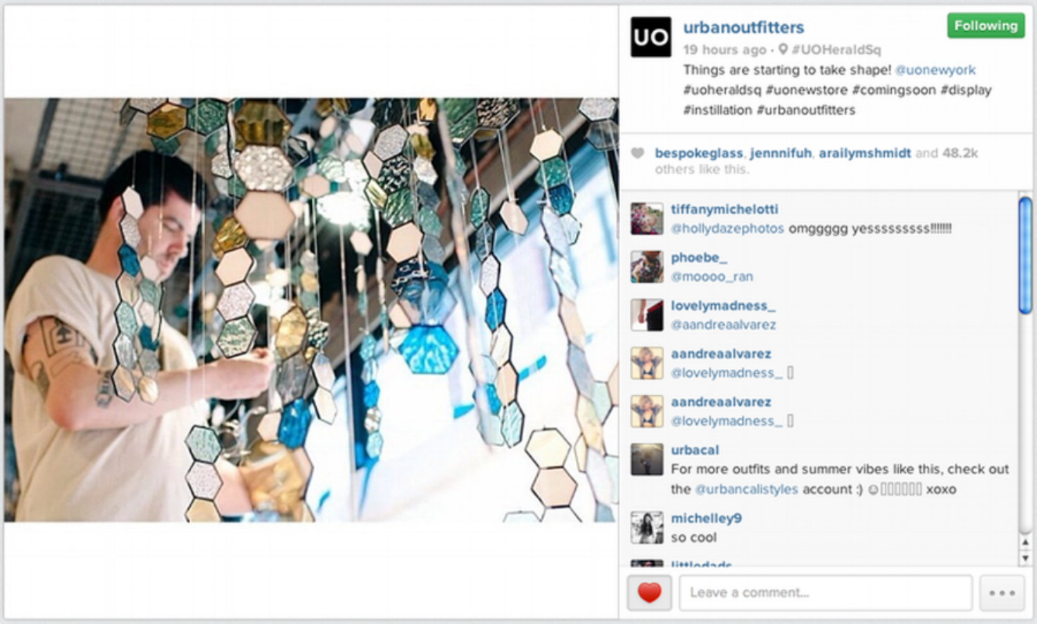 from Urban Outfitters' Instagram