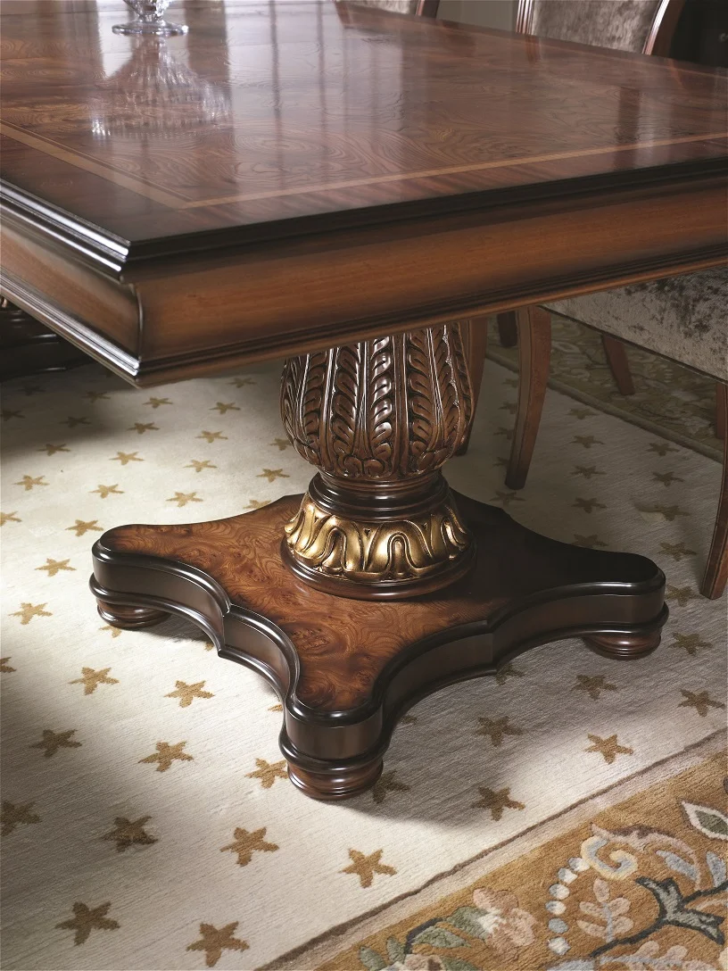 Dali Table base - Elm detail