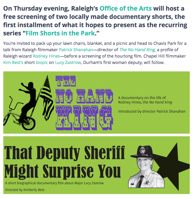 "That Deputy Sheriff Might Surprise You" September 8, 2016