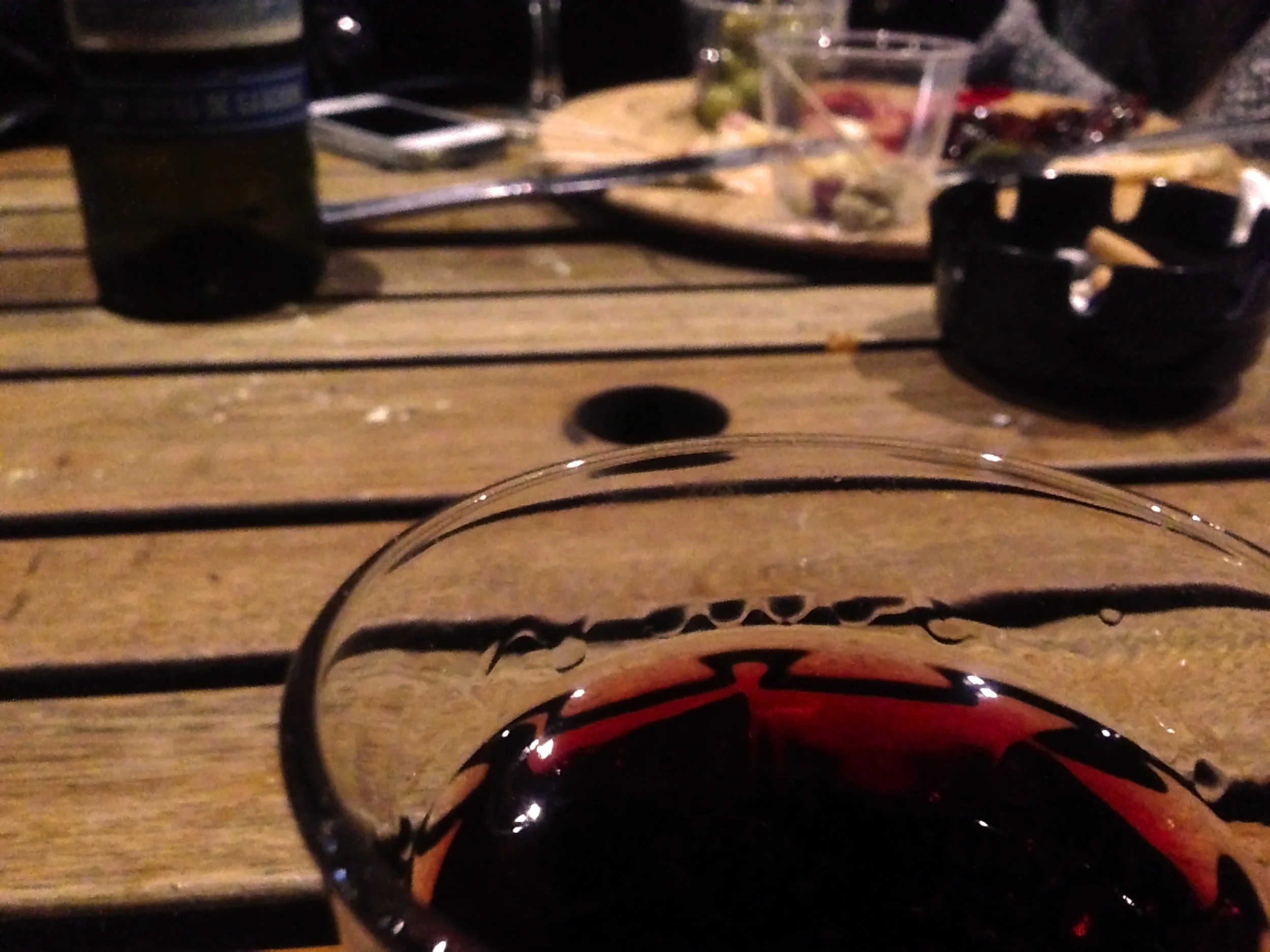 Line of wine