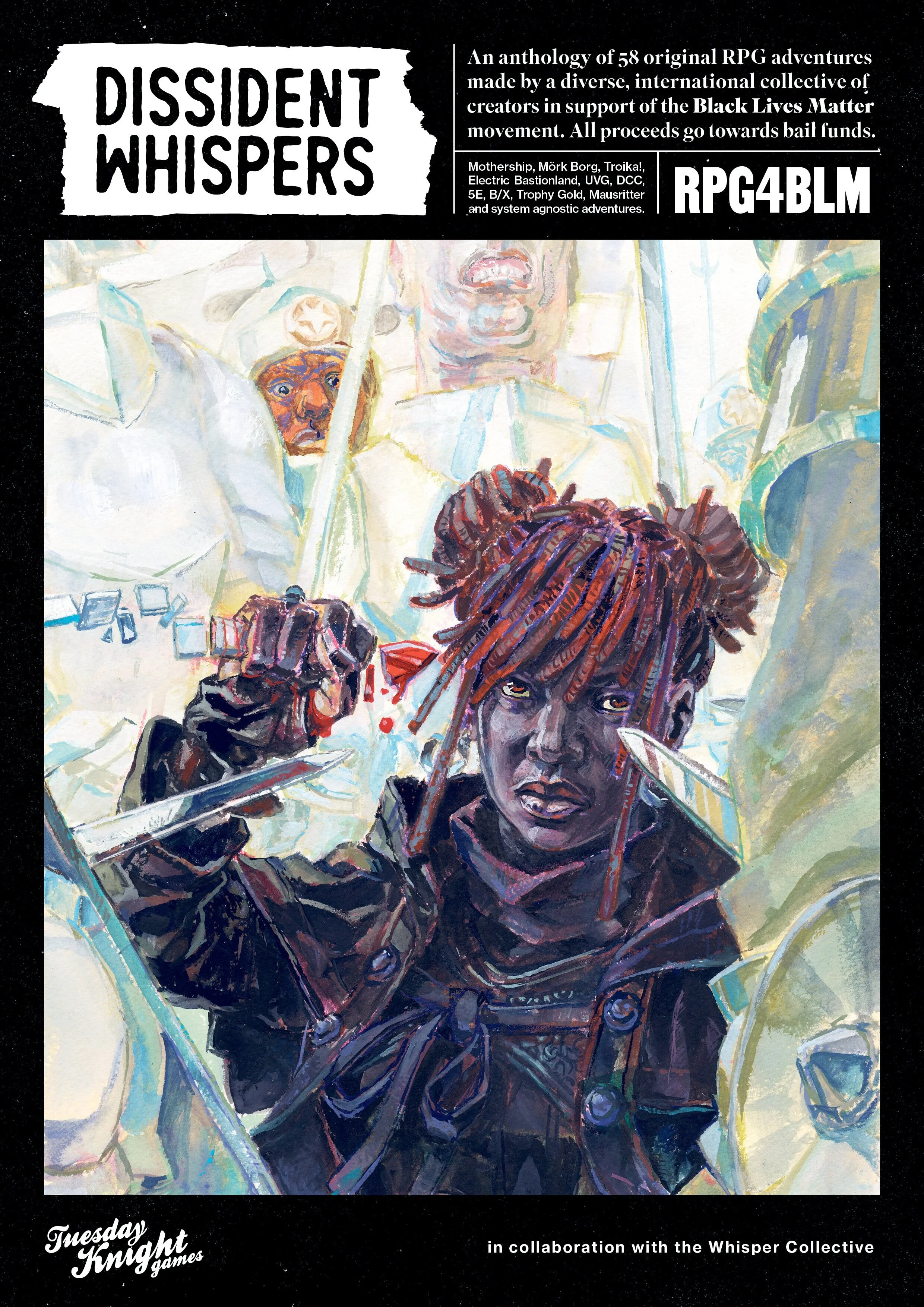  My illustrations for the  Dissident Whispers  book. 