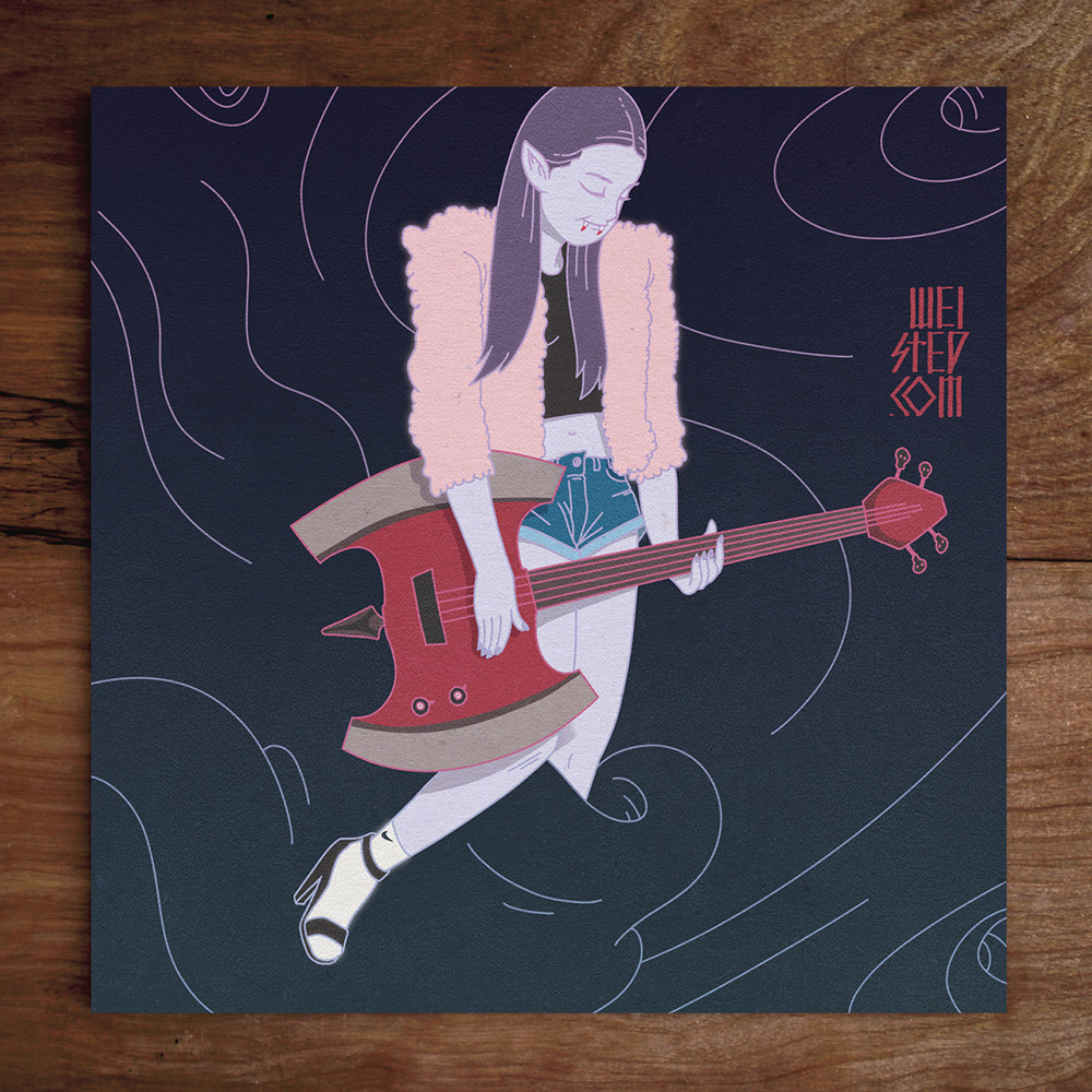 Model No.41: @nivhrdz Bass Queen Marceline