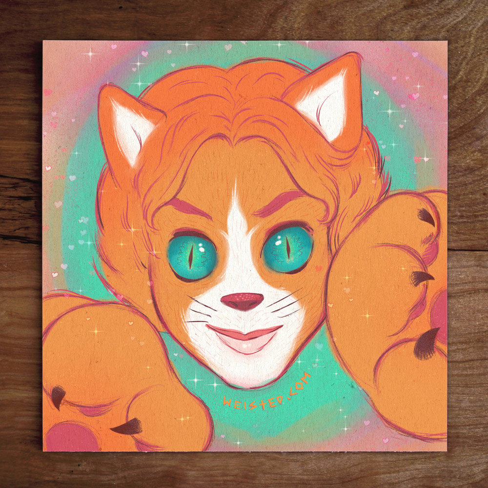 No. 6 Model: @Gardenistic the #LisaFrank Cat