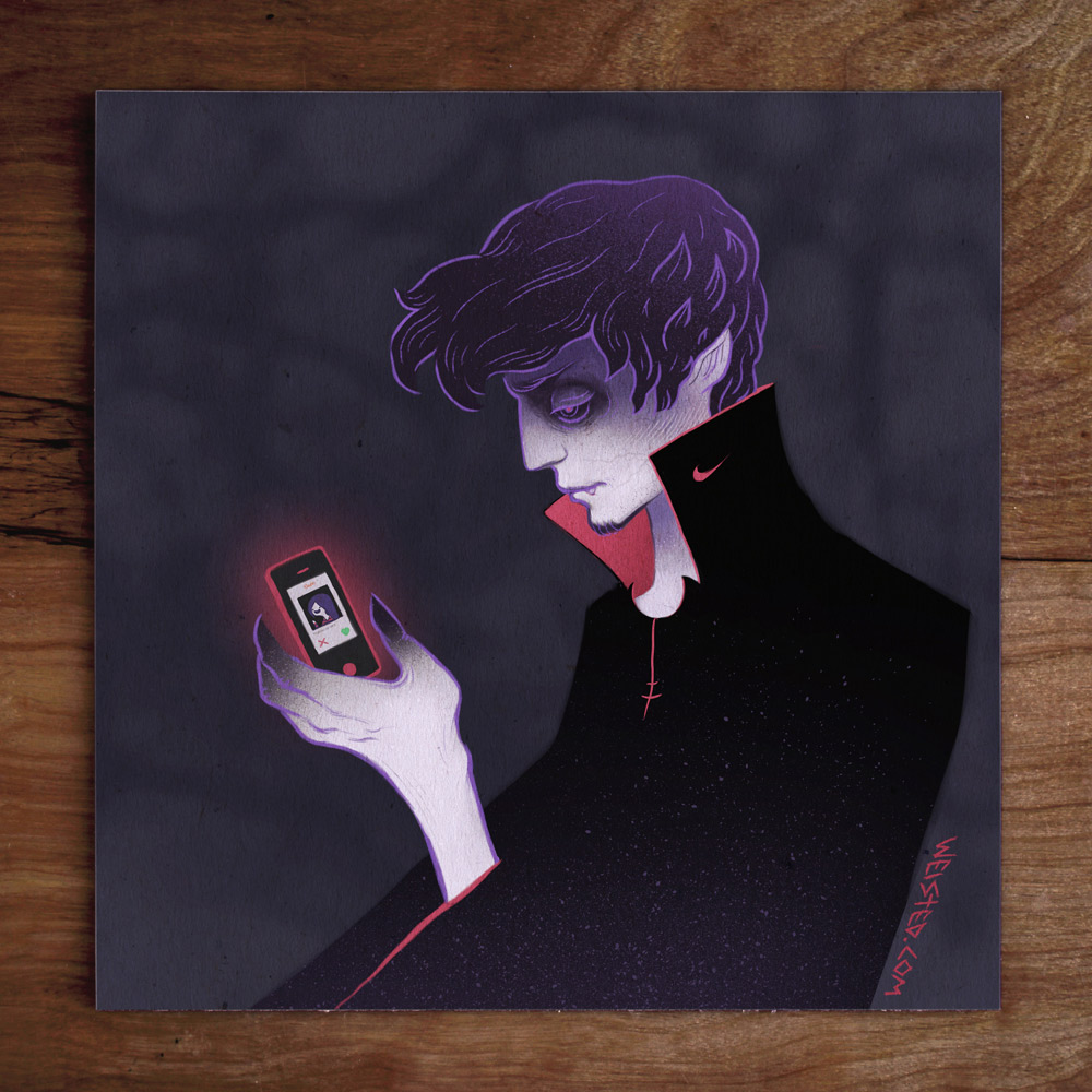 No. 5 Model: @jrbianchi the #foreveralone vampire