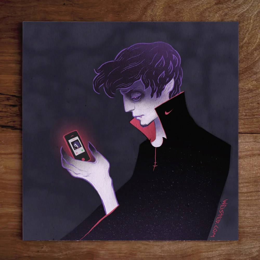 No. 5 Model: @jrbianchi the #foreveralone vampire