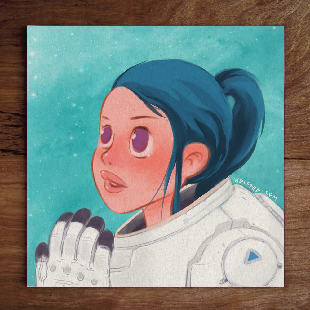 FB Sketches #4: Andi the space cadet