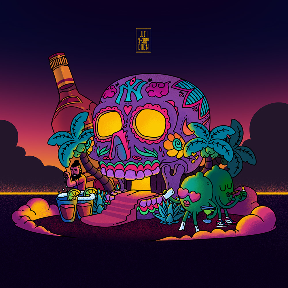 CUERVO-FEST_2019_weijerrychen_ART_ILLUSTRATION_SUGAR-SKULL_WEISTED.jpg